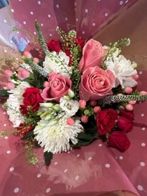 Red and Pink Romantic Bouquet